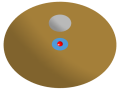 Pattern-fed axis-symmetrical Cassegrain reflector
