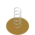 Axial-mode wire helix