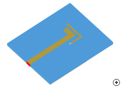 Image of the Planar monopole with parasitic inverted-L element