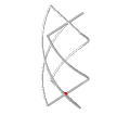 Self-phased quadrifilar helix (S-P QHA)