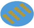 Microstrip patch Yagi array antenna