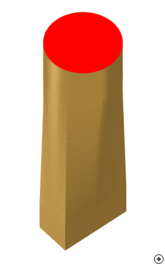 Image of the Rectangular to circular guide transition