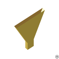 Image of the Waveguide-fed H-plane sectoral horn.