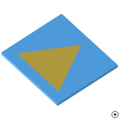 Image of the Triangular pin-fed patch.