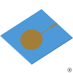 Image of the Elliptical Edge-fed Circularly Polarized Patch