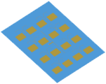 M-by-N rectangular patch array