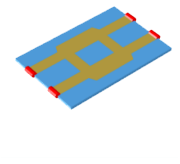 Quad hybrid microstrip coupler