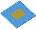 Pin-fed rectangular patch