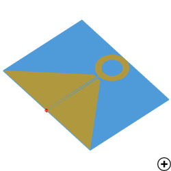 Image of the CPW-fed annular monopole antenna