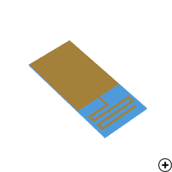 Image of the Planar Printed Meandering Monopole