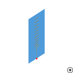 Image of the Array Printed Yagi microstrip fed.