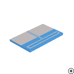 Image of the Printed Folded Dipole with Groundplane