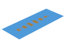 Traveling-wave series-fed patch array antenna with inset-fed patch