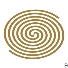 Image of the Self-complimentary Archimedean Spiral