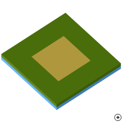 Image of the Stacked pin-fed patch.