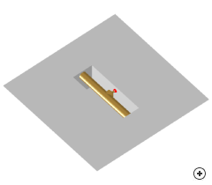 Image of the Cavity backed T-bar-fed slot antenna.
