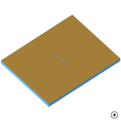 Image of the Microstrip fed slot antenna
