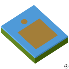 Image of the Rectangular Capacitive-disc-fed Patch